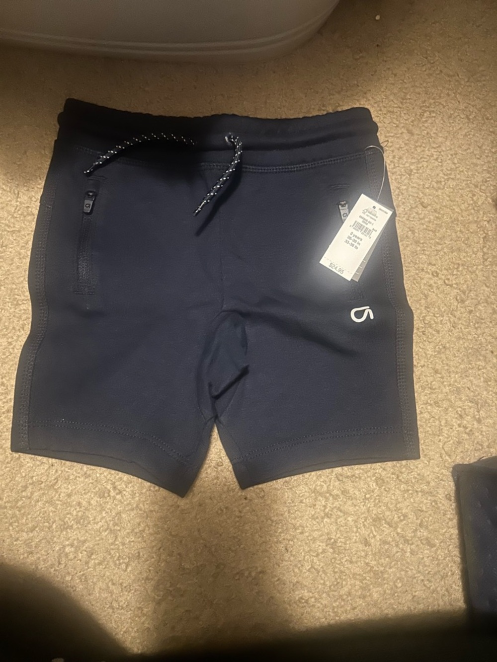 GAP Navy Athletic Drawstring Shorts